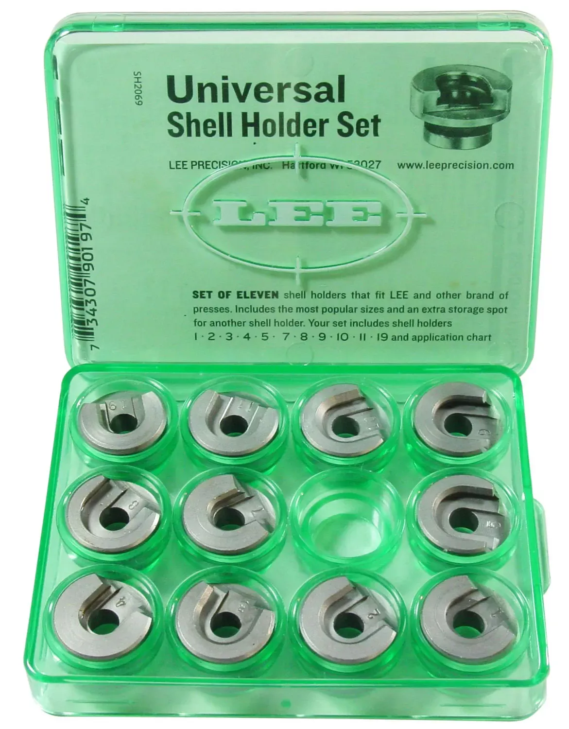 Lee Green Shell Holder Set