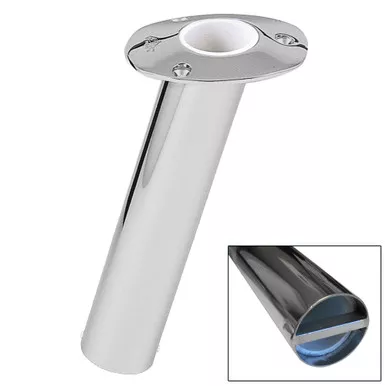 Lee's 15-Degree SS Bar Pin Rod Holder, 2-Inch OD