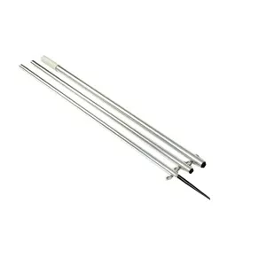 Lee’s 16′ Center Rigging Pole – Bright Silver/Black Spike (MKII) [AO8716CR]