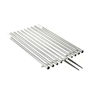 Lee’s 18.5′ Bright Silver MKII Outrigger Poles 2″ OD [AP3519]