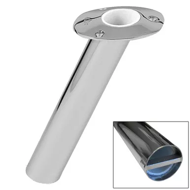 Lee's 30-Degree SS Bar Pin Rod Holder, 2-Inch OD