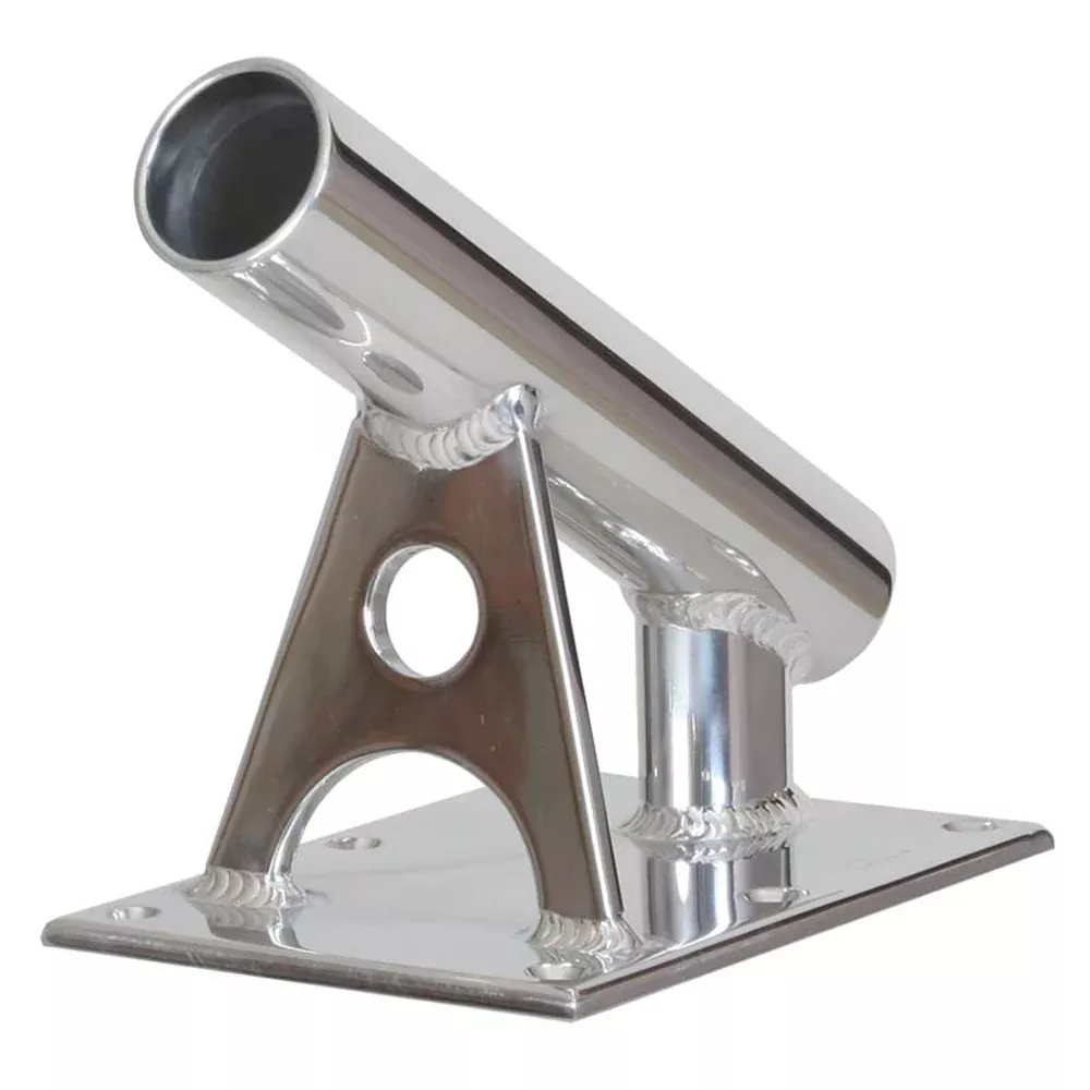 Lee’s MX Pro Series Fixed Angle Center Rigger Holder – 30 Degree – 1.5″ ID – Bright Silver [MX7002CR]