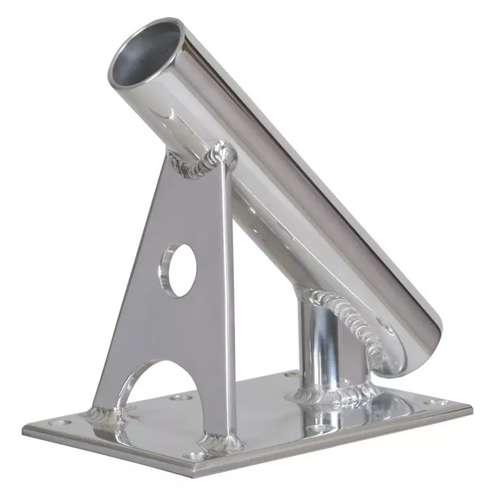 Lee’s MX Pro Series Fixed Angle Center Rigger Holder – 45 Degree – 1.5″ ID – Bright Silver [MX7003CR]