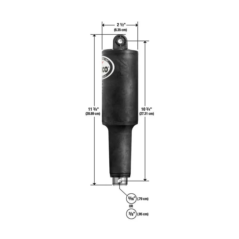 Lenco 101XD Extreme Duty Actuator – 12V – 2-1/4″ Stroke w/Hardware [15056-002]