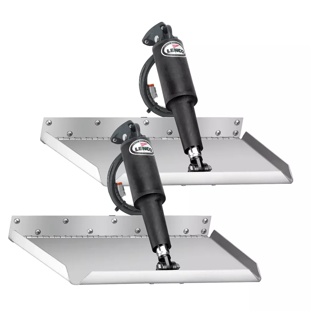 Lenco 12″ x 9″ Edgemount Trim Tab Kit w/LED Indicator Switch Kit 12V [TT12X9EI]