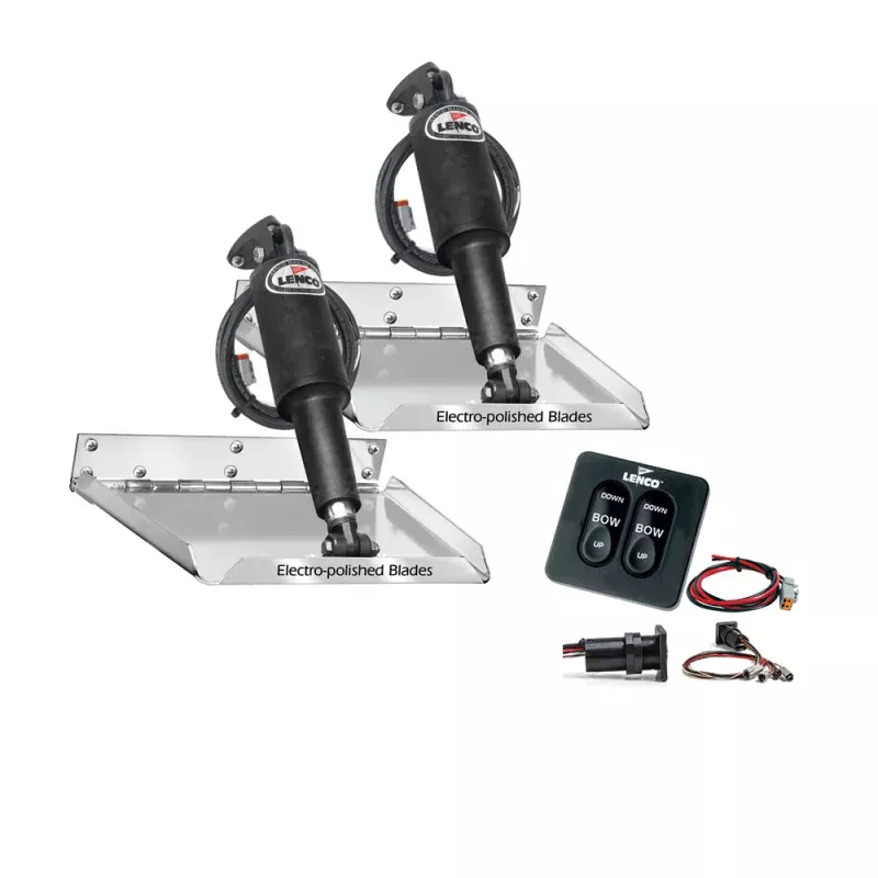 Lenco 18″ x 14″ Standard Performance Trim Tab Kit w/Standard Tactile Switch Kit 12V [RT18X14]