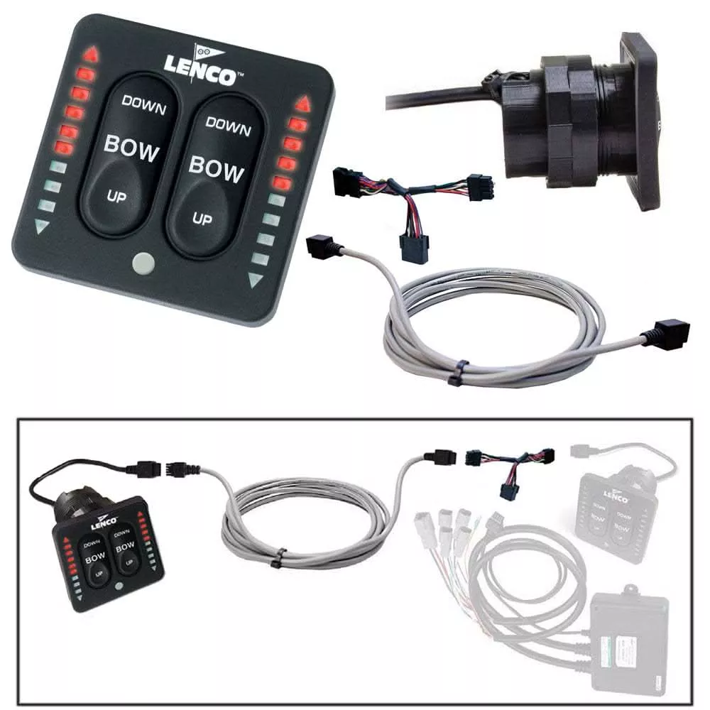 Lenco Flybridge Kit for LED Indicator Key Pad for Two-Piece Tactile Switch - 10' - 11941-001