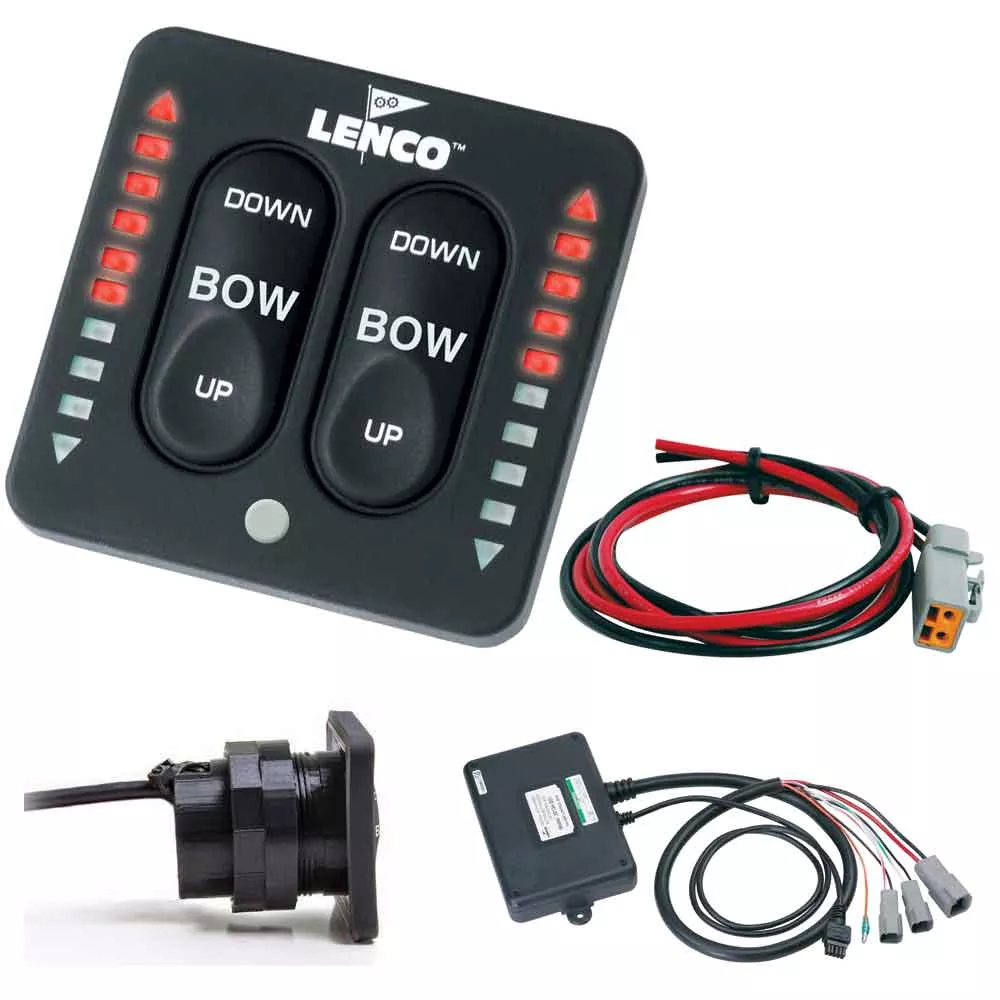 Lenco LED Indicator Two-Piece Tactile Switch Kit with Pigtail for Single Actuator Systems -15270-001