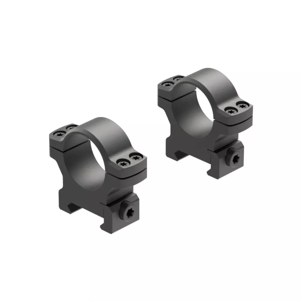 Leupold Backcountry Cross-Slot 1″ Medium Rings Matte Black