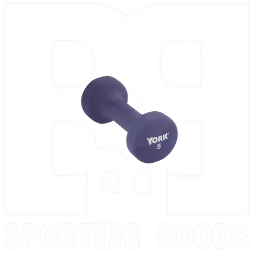 Lifeline Hex Neoprene Dumbbell 5lbs Purple