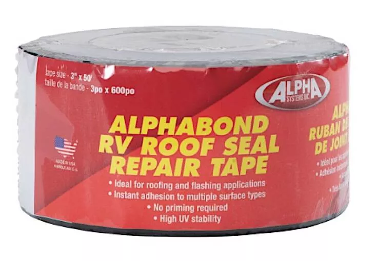 Lippert Alphabond TPO Tape 3" x 50' Black• 862406