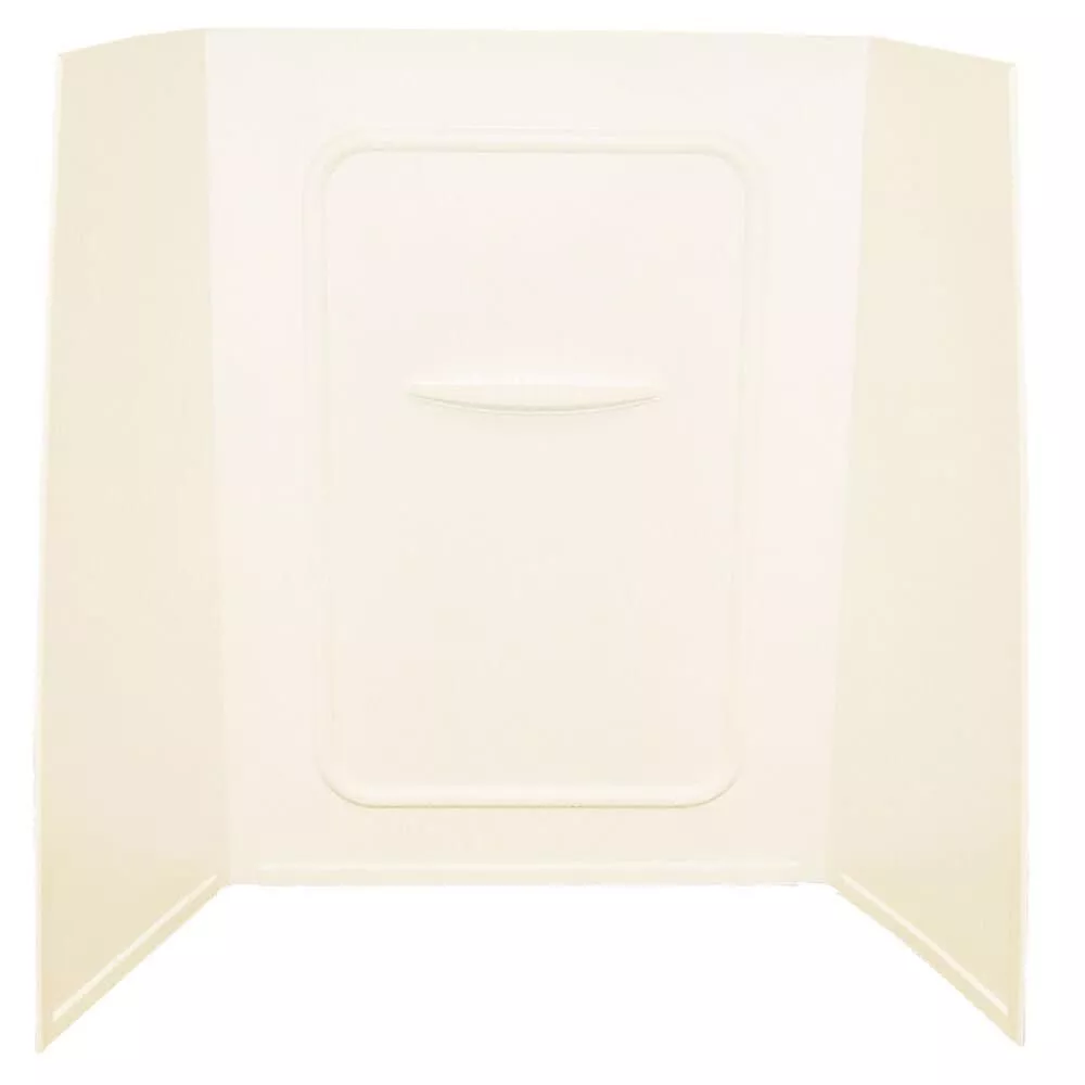 Lippert Bathtub Wall Surround, 24" x 40" x 58", Parchment