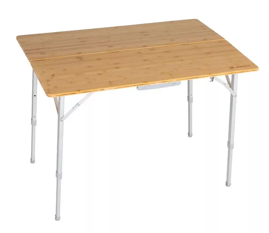 Lippert Bi-Fold Bamboo Adjustable Camping Table• 2021011322