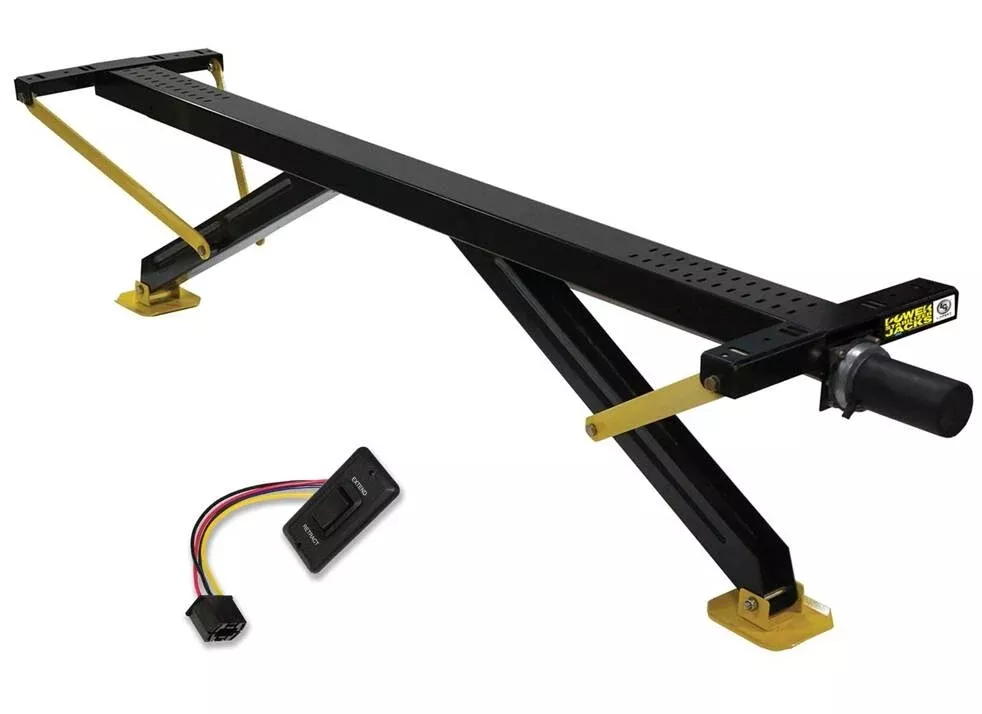 Lippert High Speed Power Stabilizer Jack With Black Switch• 298707