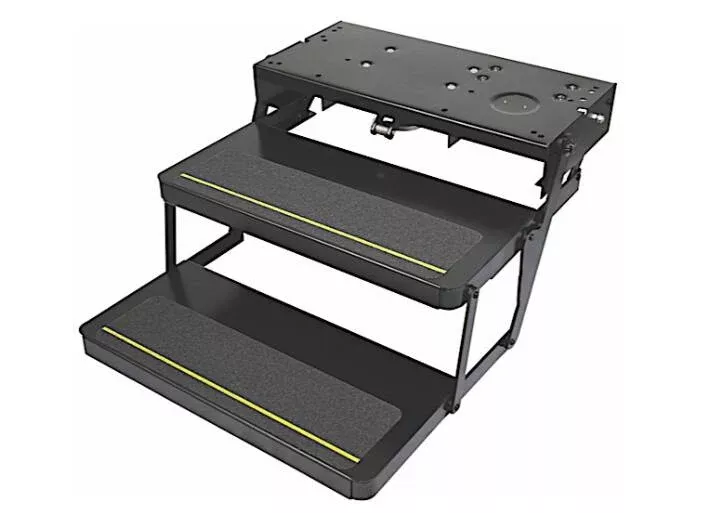 Lippert Kwikee 32 Series Power Step - 24" Wide Double Step• 372261