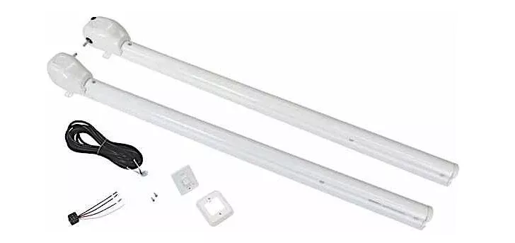 Lippert Power Hardware, Plain Head, Pitch (66-1/8in Arms) White• 351393