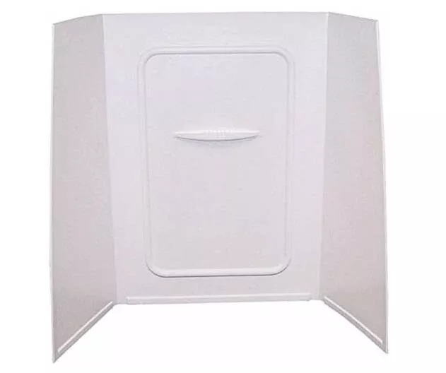 Lippert White Plastic Surround Bath Tub Wall (36"L x 24"W)• 210303