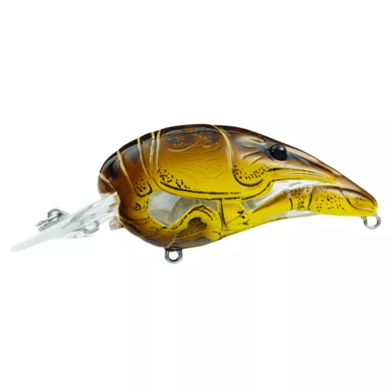 LIVETARGET LURES Crawfish Classic Crankbait,Brn/Yellow,#6