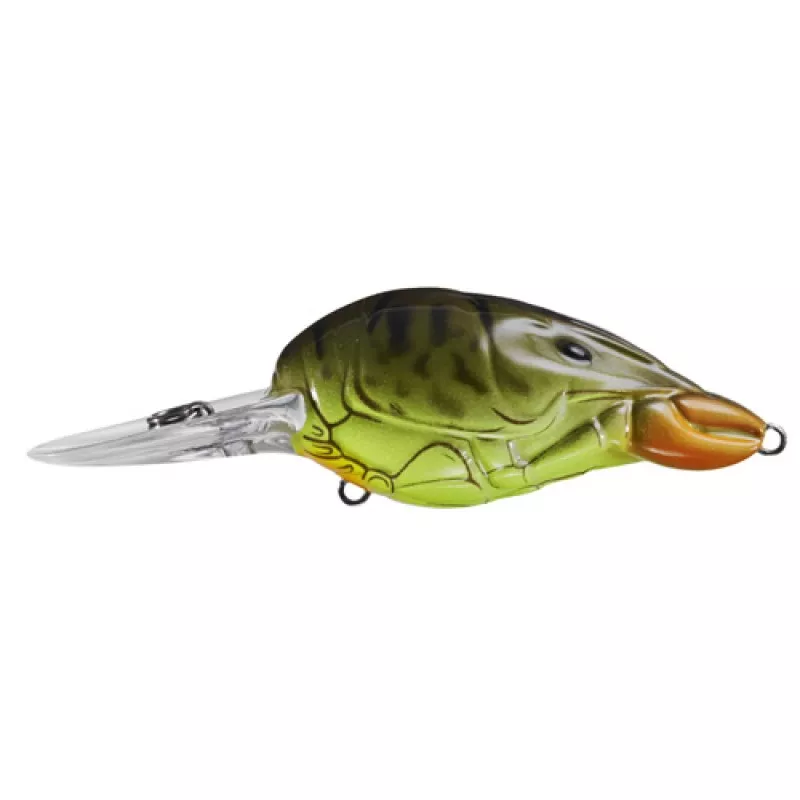 LIVETARGET LURES HFC Crawfish Crankbait,chartreuse rt br,6