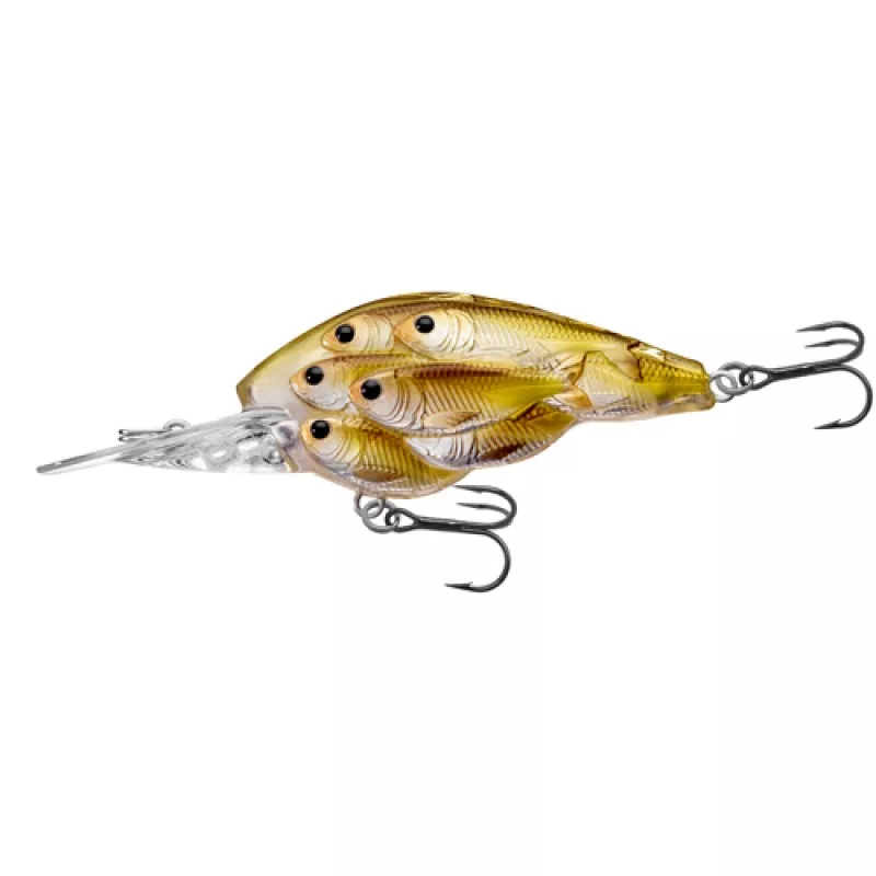LIVETARGET LURES Yearling BB Crankbait,pearl/olive shad,#4