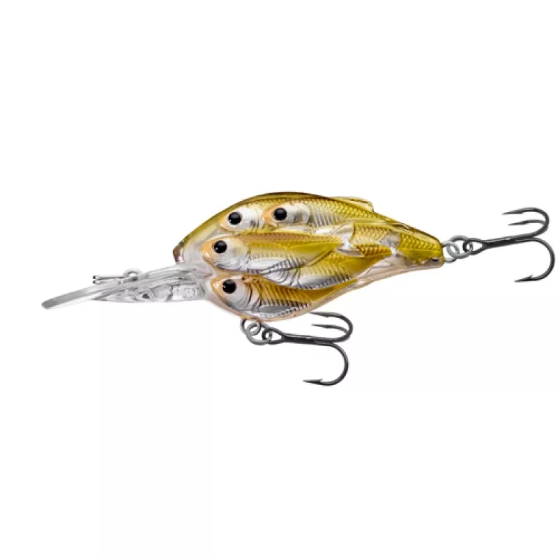 LIVETARGET LURES Yearling BB Crankbait,pearl/olive shad,#6