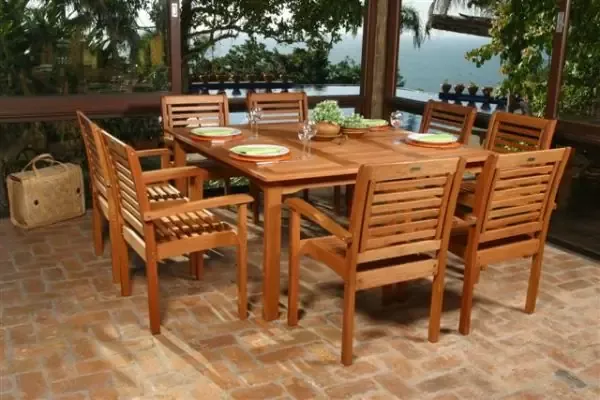 Livorno Patio Table and Stacking Chairs