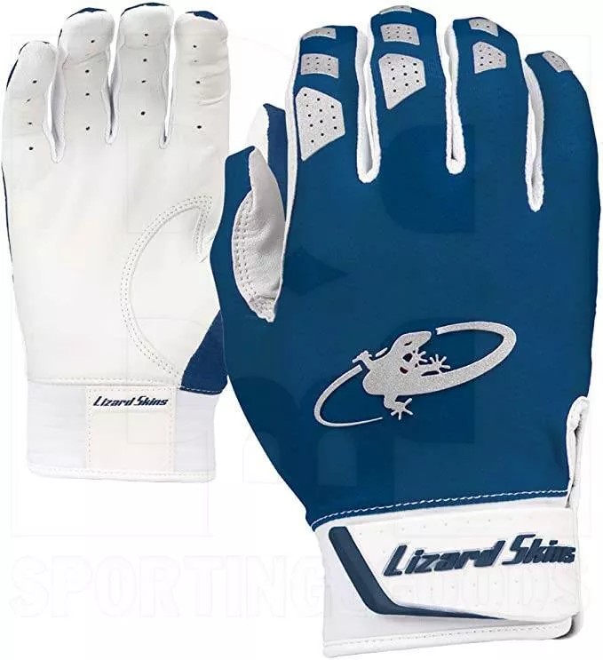 Lizard Skins Komodo V2 Baseball/Softball Batting Gloves ( Navy )