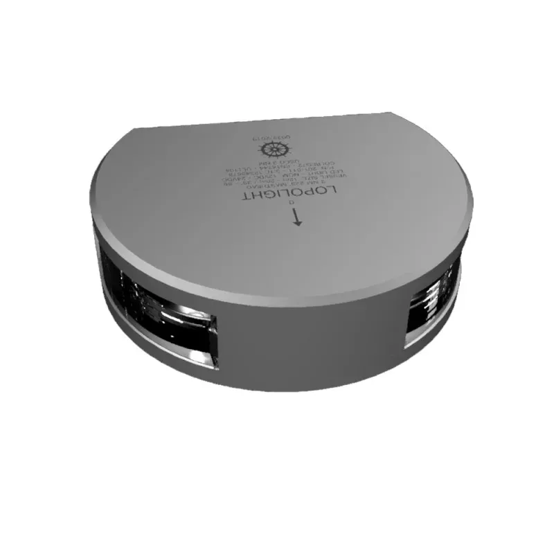 Lopolight Series 201-011 – Masthead Light – 3NM – Vertical Mount – White – Silver Housing