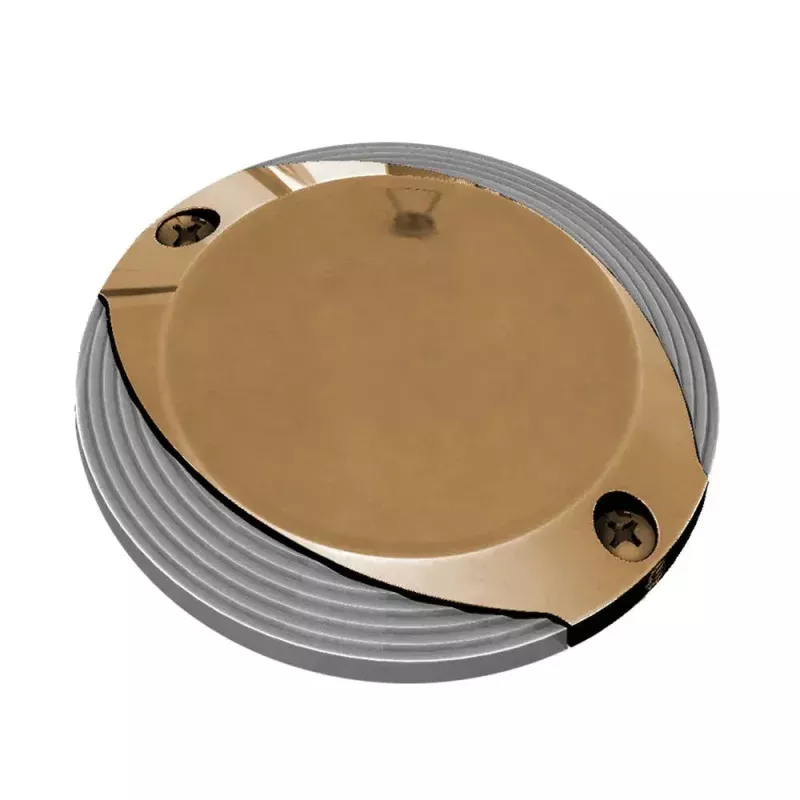 Lumitec Scallop Surface Mount Pathway Light – Spectrum RGBW/Warm White – Bronze Finish