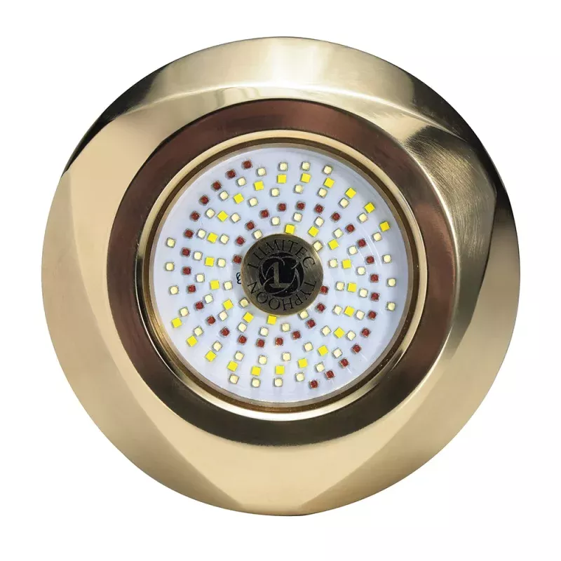 Lumitec SeaBlaze Typhoon Underwater Bronze Thru-Hull LED Light – White/Blue