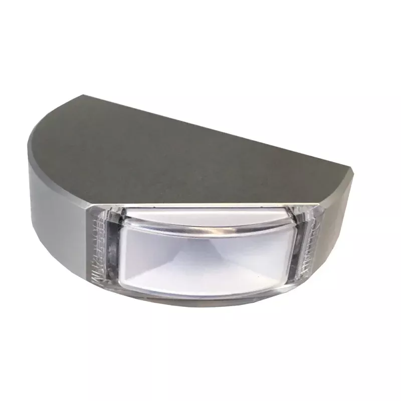 Lumitec Surface Mount Navigation Light – Classic Aluminum – Port Red