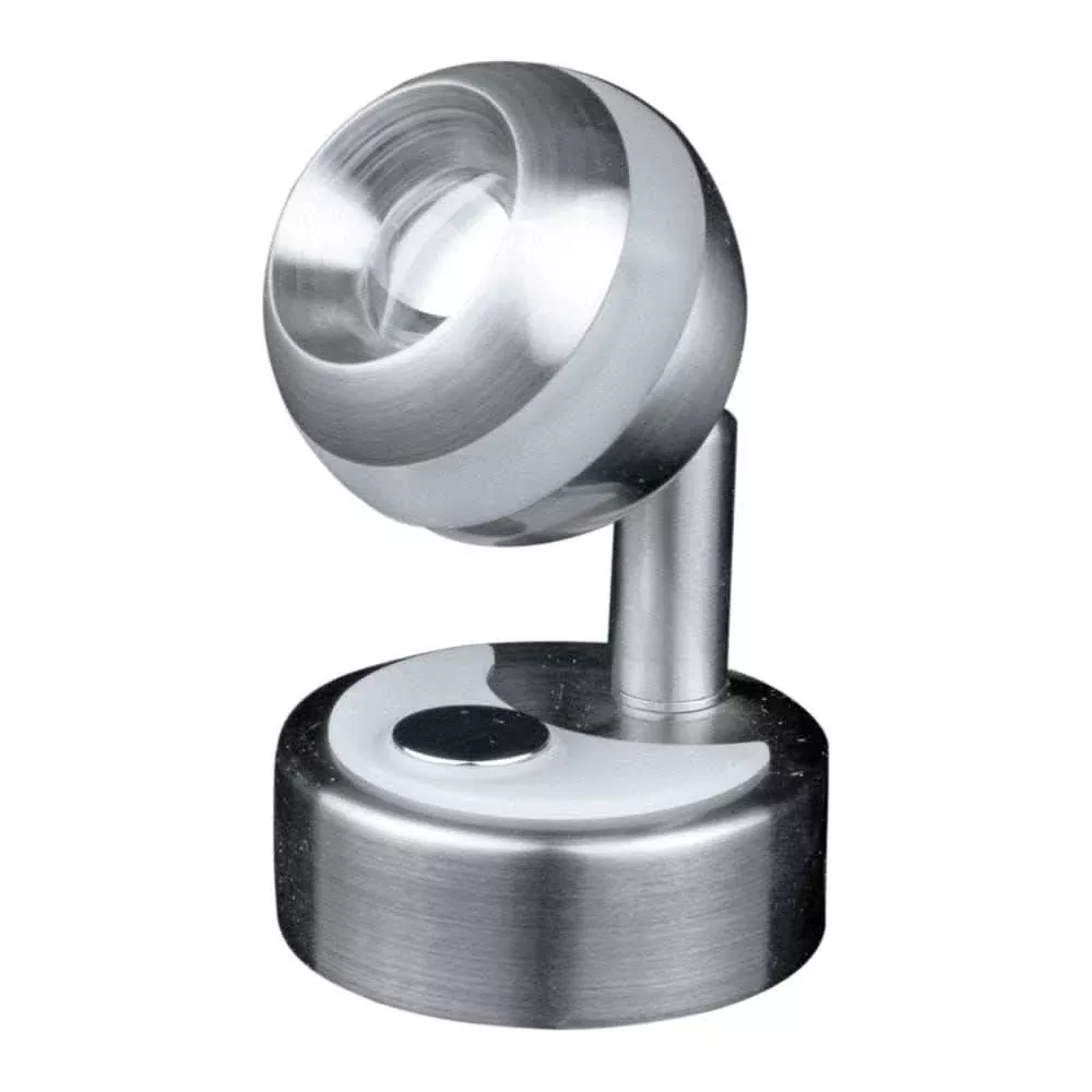 Lunasea Wall Mount LED Light with Clear Ring & Touch Dimming – Warm White/Brushed Nickel Finish – LLB-33RW-81-OT