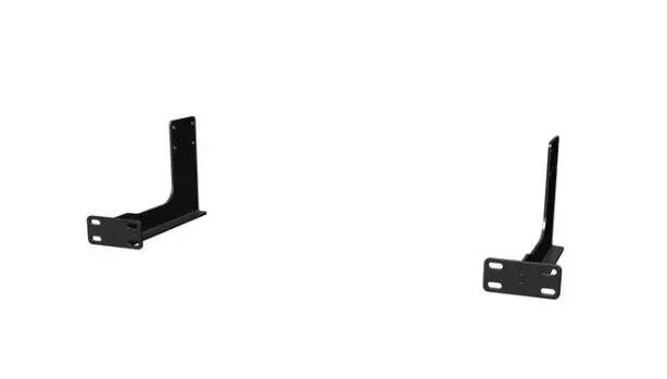 Luverne Black Mounting Brackets for Impact Shock-Absorbing Rear Bumper Guard and Step• 571511