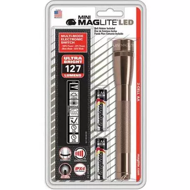 Maglite Mini LED 2AA Bronze Aluminum Flashlight