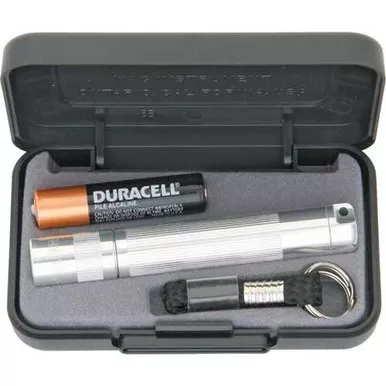 Maglite Solitaire AAA Mini Silver Aluminum Flashlight