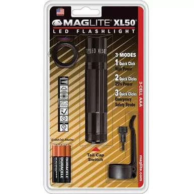 Maglite XL50 Tactical Black Aluminum Flashlight