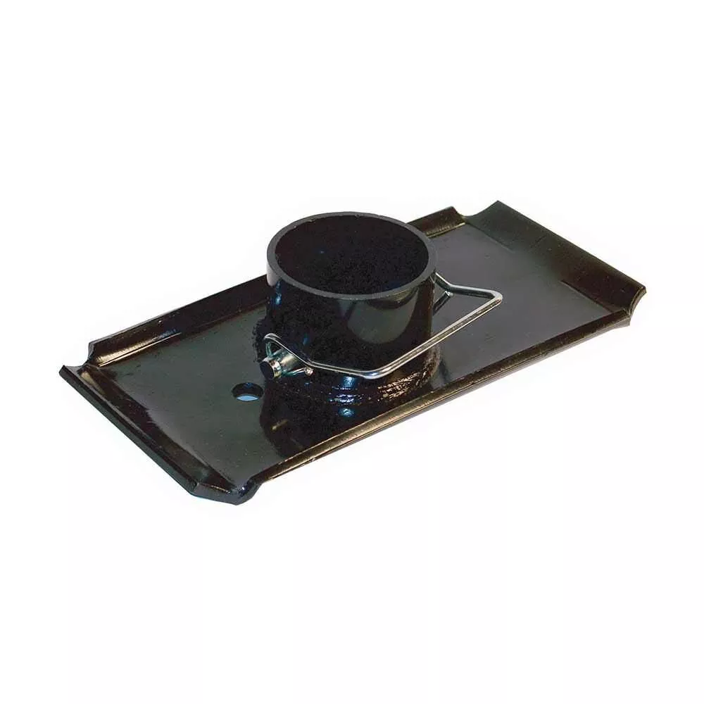Manual Tongue Jack Foot Pad, 2 1/4" Jack