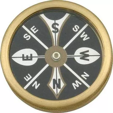 Marbles 223 Large Navigation Brass Pocket Compass