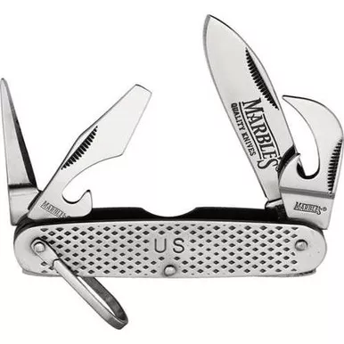 Marbles GI Utility Folder Stainless Multitool Knife
