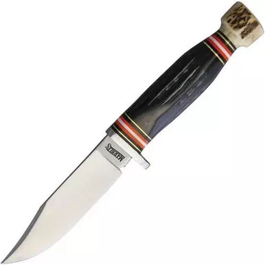 Marbles Skinner Fixed Blade Knife with Stag Bone Handle