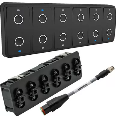 Maretron CKM12 Keypad with NMEA 2000 Adapter Cable