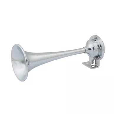 Marinco 12V Chrome Single Trumpet Mini Air Horn