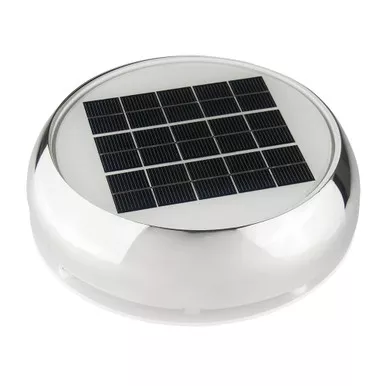 Marinco 3-Inch Day/Night Solar Vent - Stainless