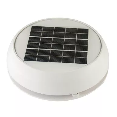 Marinco 3-Inch Day/Night Solar Vent - White