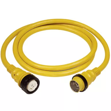 Marinco 50-Foot Yellow 50A Shore Power Cable