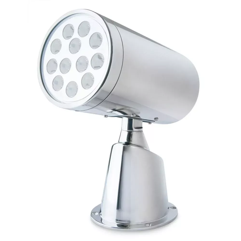 Marinco Wireless LED Stainless Steel Spotlight – No Remote [23051A]