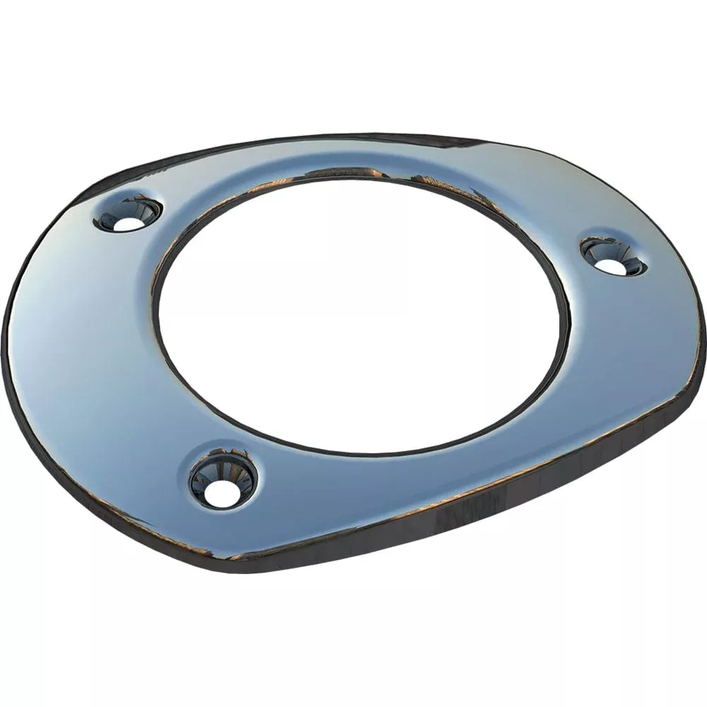 Mate Series Stainless Steel Cap f/Oval Plastic Rod Holders