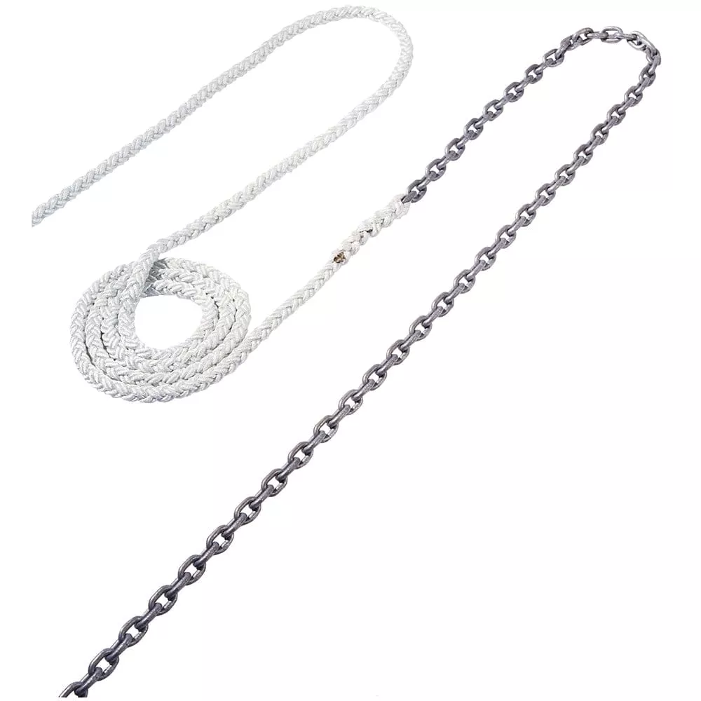 Maxwell Anchor Rode – 18′-5/16″ Chain to 200′-5/8″ Nylon Brait