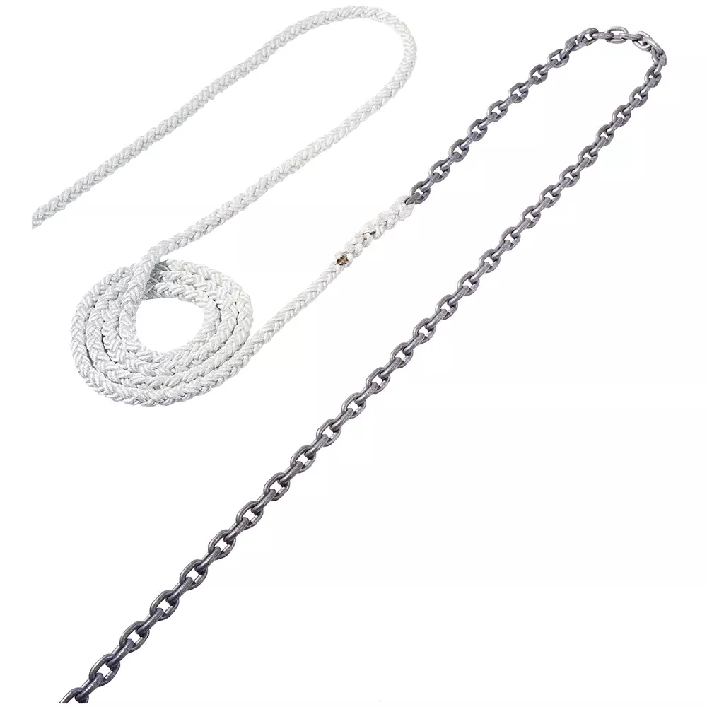 Maxwell Anchor Rode – 20′-5/16″ Chain to 200′-5/8″ Nylon Brait | RODE51