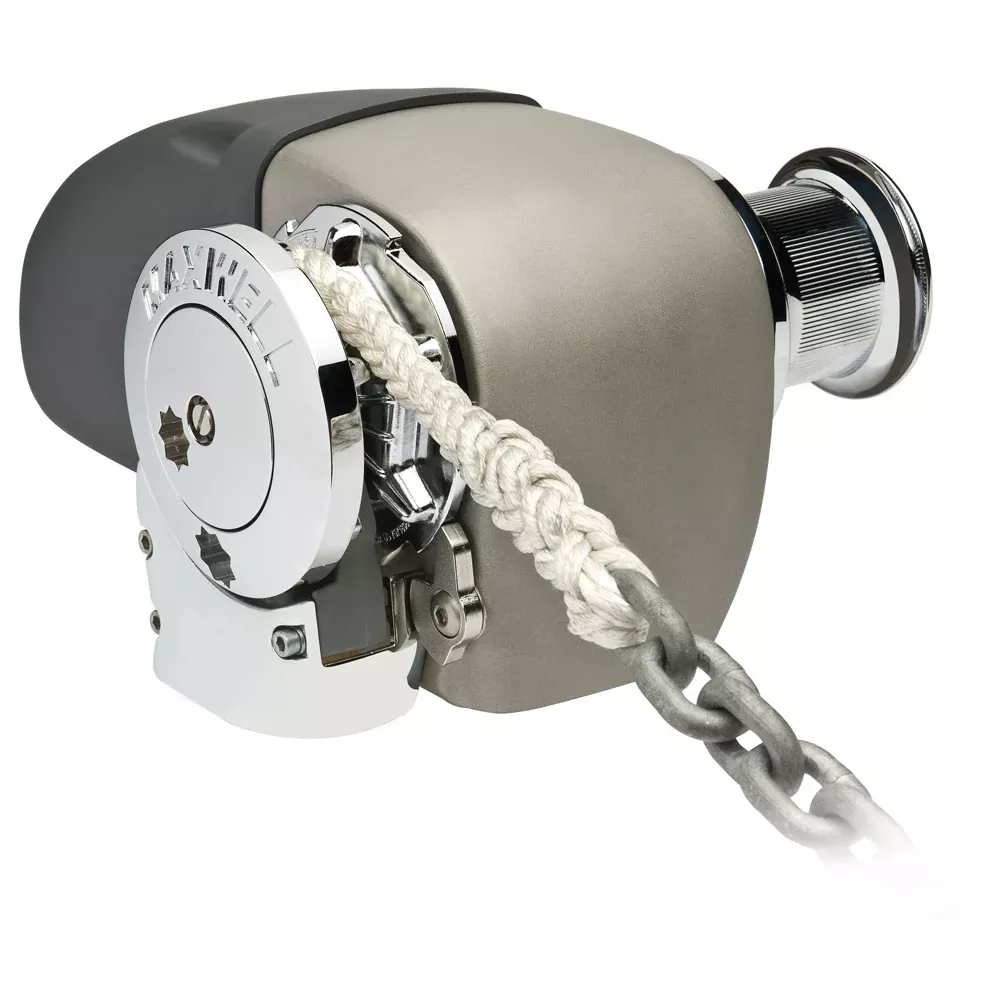 Maxwell HRC 10-8 Rope Chain Horizontal Windlass 5/16″ Chain, 5/8″ Rope 12V, with Capstan